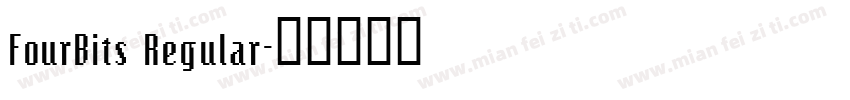 FourBits Regular字体转换